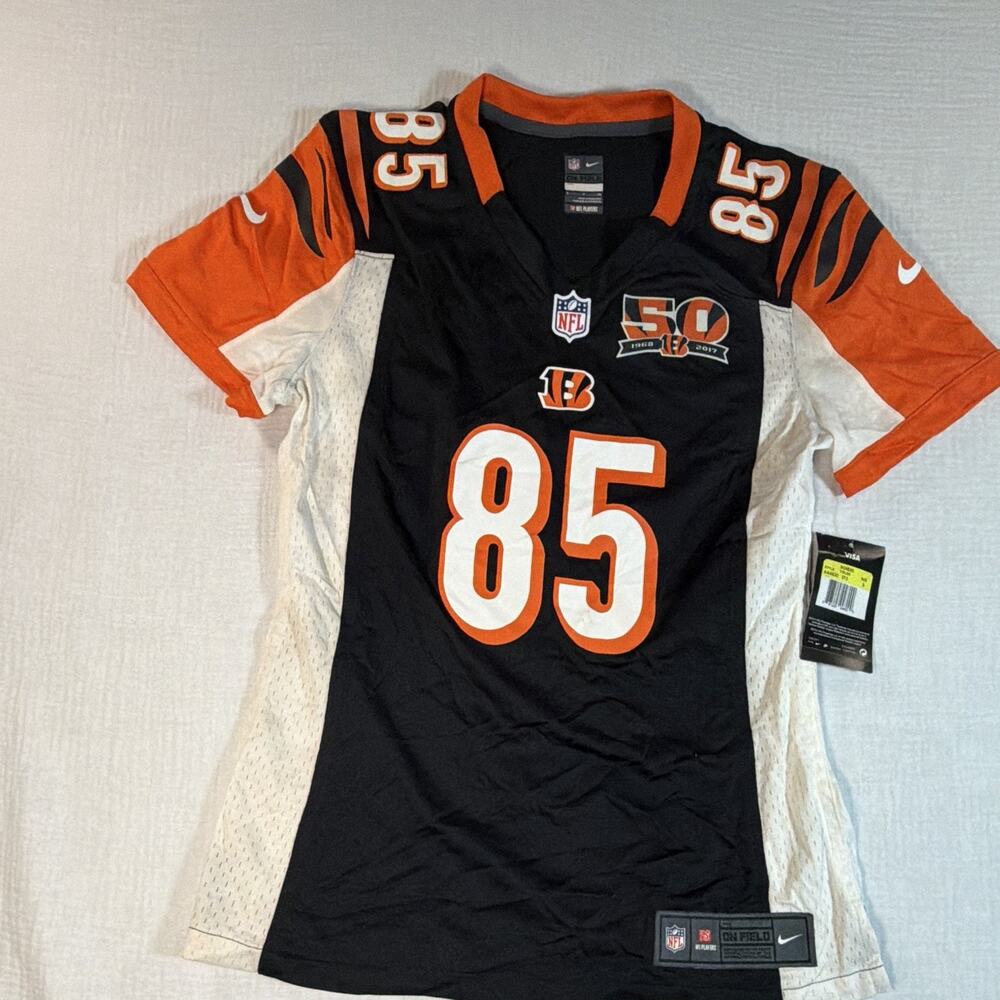 Nike Cincinnati Bengals Tyler Eifert #85 NFL On Field Jersey womenโs Black S
